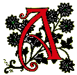 Illuminated initial A