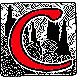 decorative 
initial 'C'