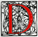 Decorated initial E