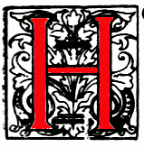 decorated initial 'H'