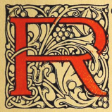 decorated initial 'R'