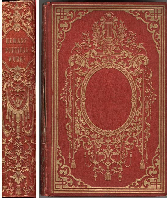 Spine and Cover for Heman's Poetical Works