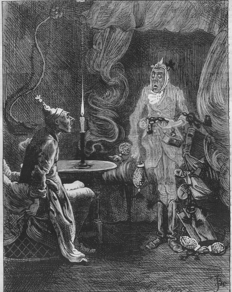 Marley S Ghost Fourth Illustration For Dickens S Christmas Books In The Household Edition 1878