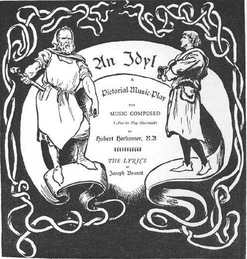 Title page for An Idyl
