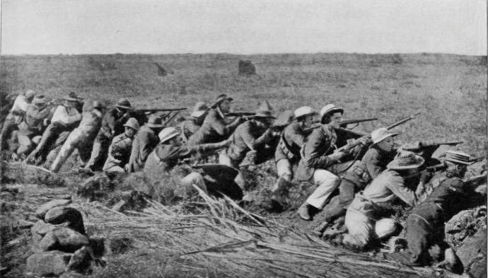 Boers in Fighting Line