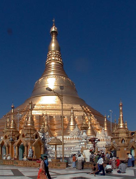 The central stupa