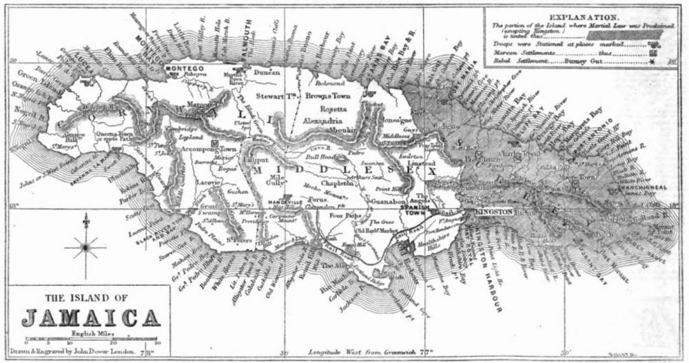 Map of Jmaica