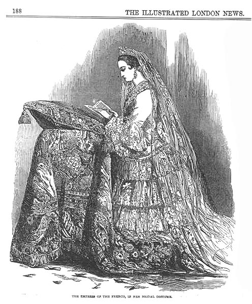The Empress of the French, in Her Bridal Costume