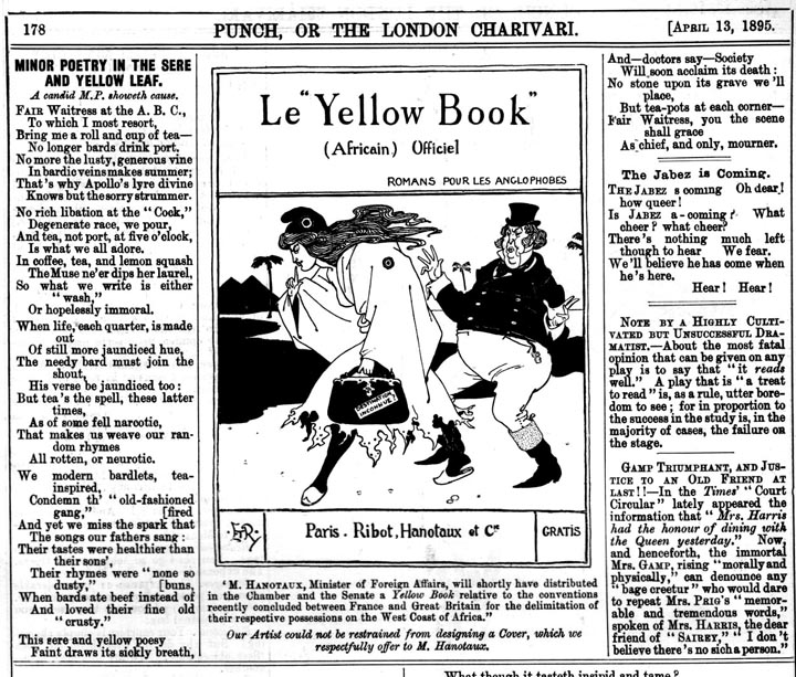 Parody of Beardsley and the Yellow Book
