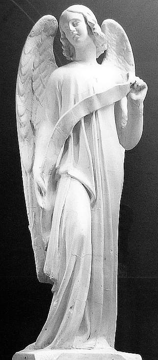 Maquette of an angel to decorate the chair of Troyes Cathedral, by Baron Henri de Triqueti (1803-74)