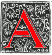 decorated initial 'A'