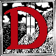 decorative initial 'D'