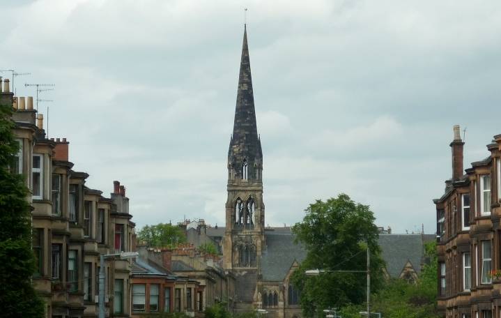 Dowanhill Church, Glasgow, by William Leiper/
