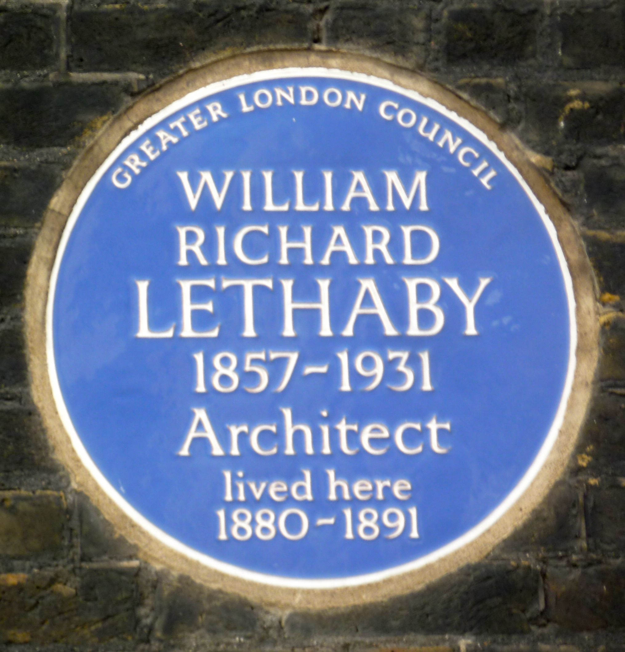Blue plaque, 20 Calthorpe Street 