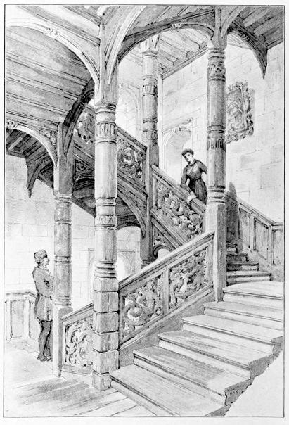 Staircase, Buchan Hill, Sussex, designed by Messrs Peto and George