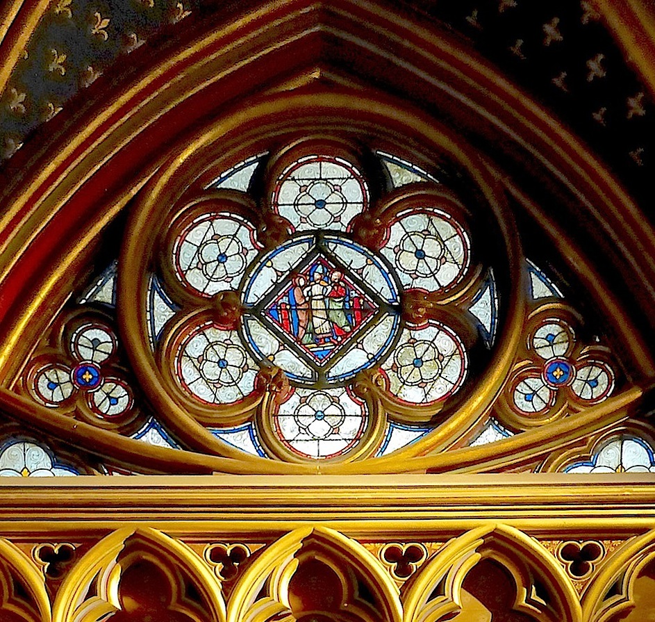 Lower Chapel tracery window