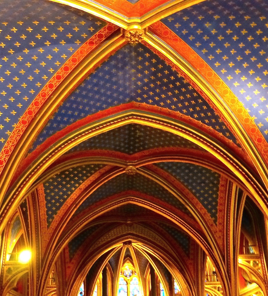 La Sainte-Chapelle, Lower Chapel ceiling