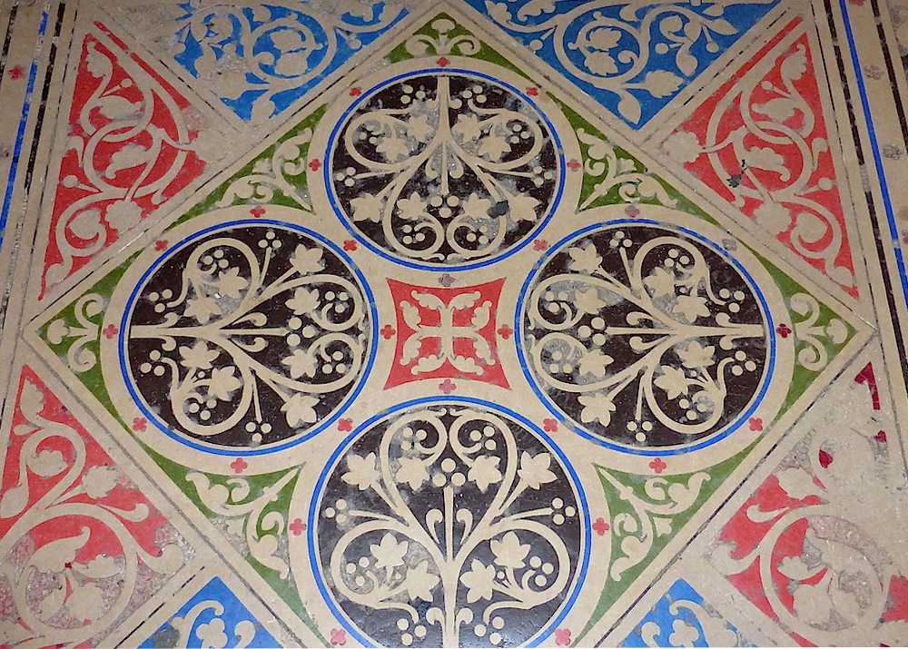 Tiled flooring