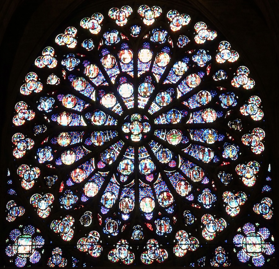 Rose window, south transept