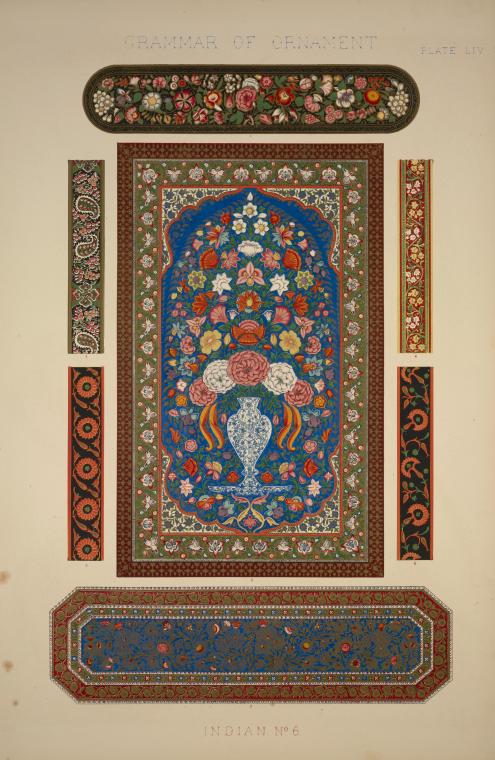 Indian Ornament no. 6: Specimens of painted lacquer work at the ...