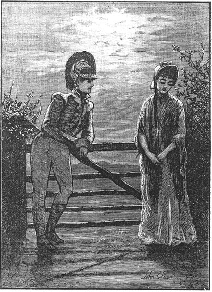 Anne and the Trumpet-major were left standing by the gate