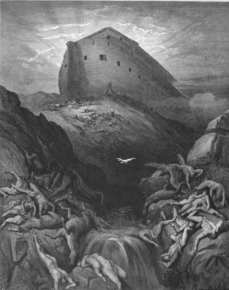 “The Dove sent forth from the Ark” by Gustave Doré “The Holy Bible with ...