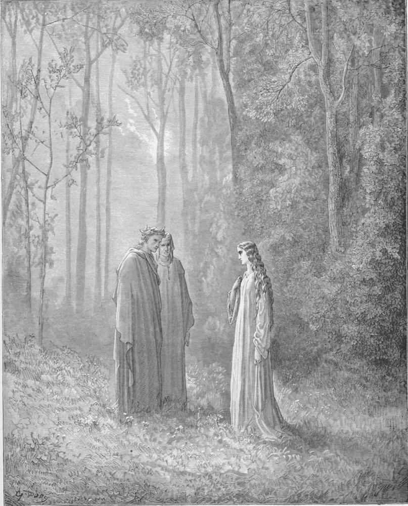 “Pia in Purgatory” by Gustave Doré from “The Divine Comedy”