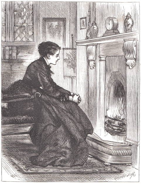 Here Was Louisa, On The Night Of The Same  Day, Watching The Fire As In Days Of Yore.