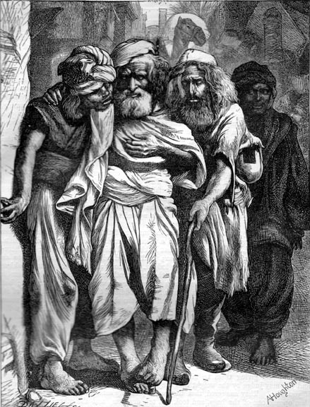 The Three Blind Men Watched by the Thief