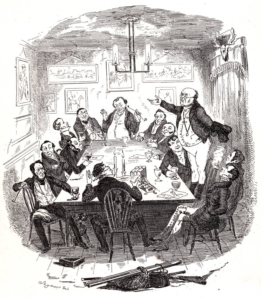 Household Edition — Uncaptioned Frontispiece, Mr. Pickwick