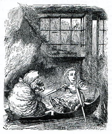 Rowing with the sheep — Illustrations for Through the Looking Glass by ...