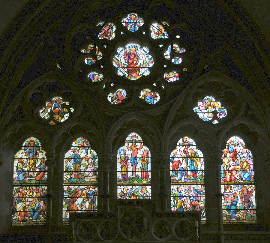 East Window, Christ the Consoler, Skelton