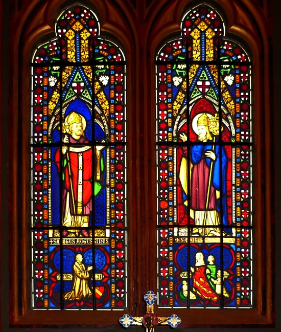 East window in the Chapel of The Grange/