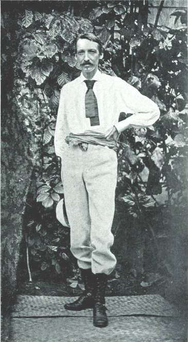 Portrait of Stevenson at  Vailima