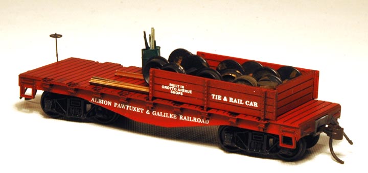 Kitbashed Wheel and Rail Car