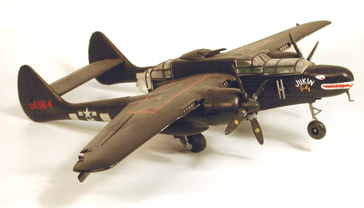 Northrop P 61 Black Widow Night Fighter Diecast Jet Model US Military Plane NEW 