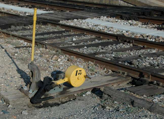 Manual Track Switch, The Station At Pocinho, Along The Douro River 