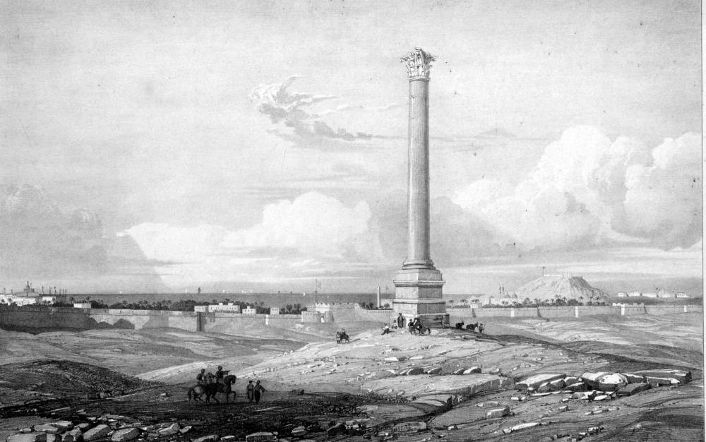 Pompey’s Pillar with Part of Alexandria Taken from the N.E.