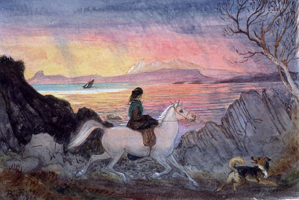 Margaret Blackburn Riding at Forsay