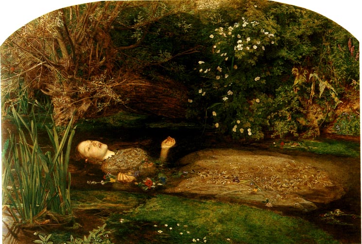 Millais Ophelia Detail