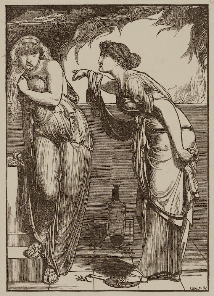 Helen of Troy, drawing