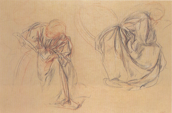 Studies of a Seated Woman Reading