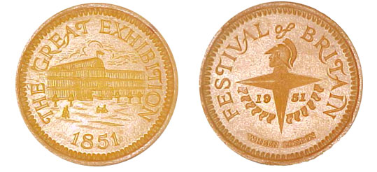 1851 commemorative medal
