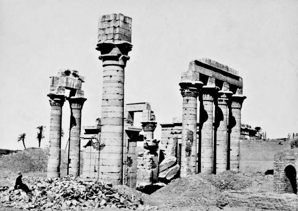 Cleopatra’s Temple at Erment near Thebes