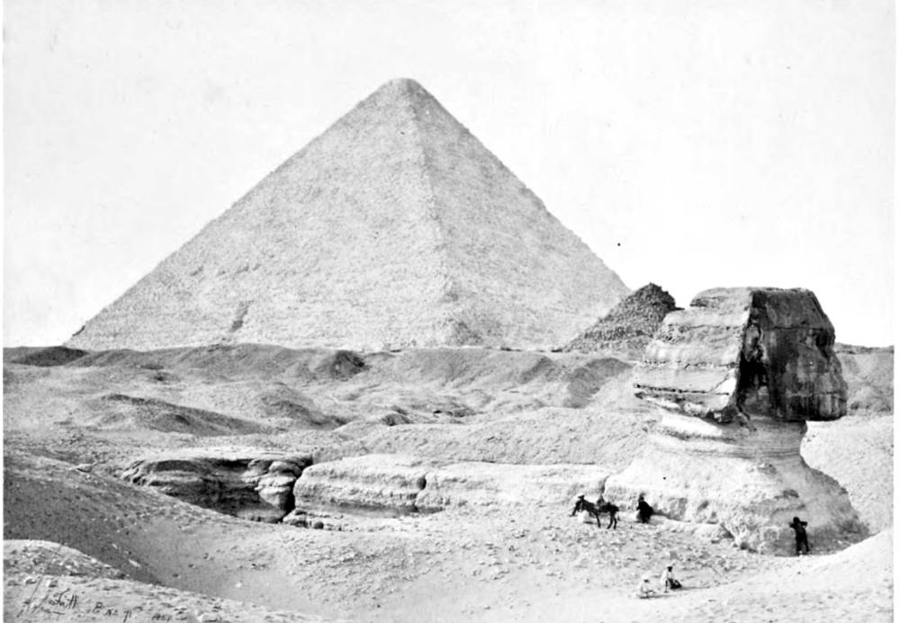 The Sphinx and Great Pyramid, Geezeh