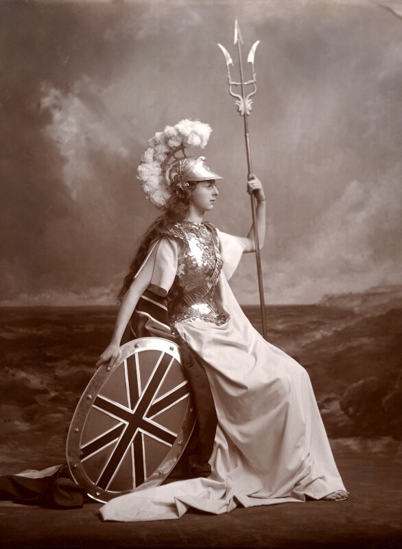 Britannia as the embodiment of Great Britain