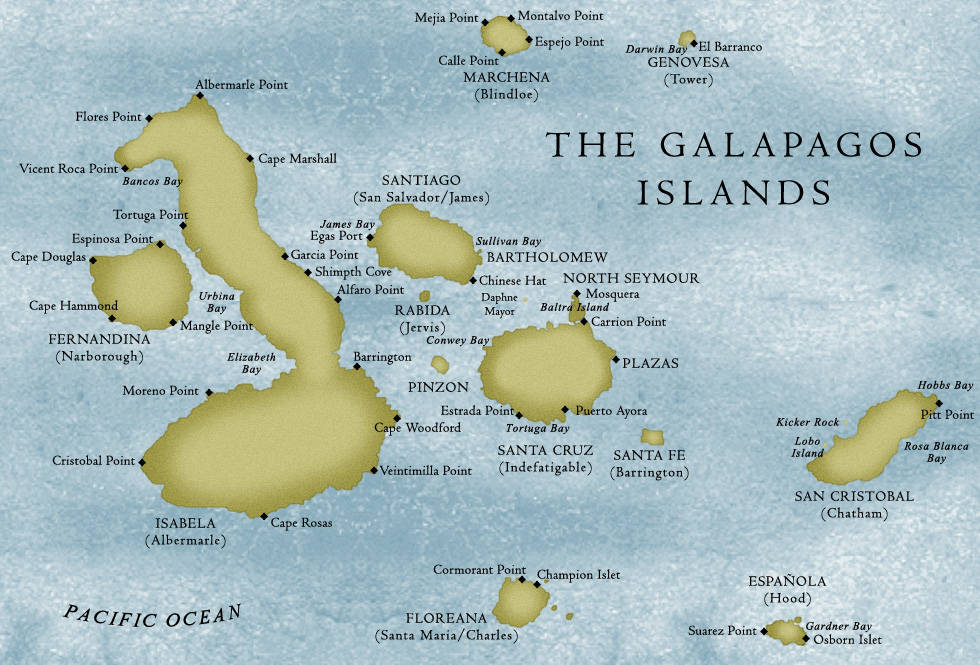 darwin's voyage galapagos islands