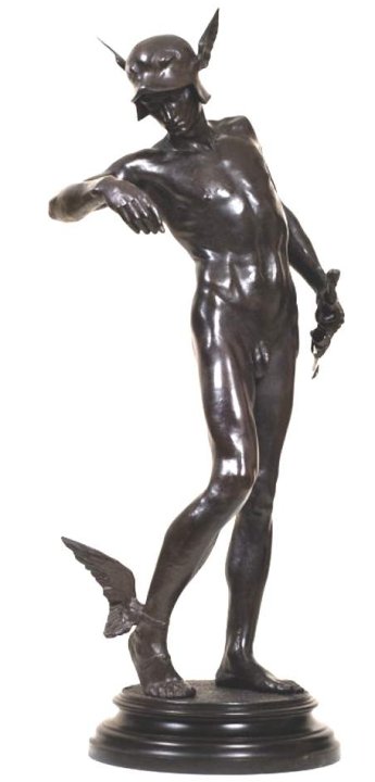Sir Alfred Gilbert  Perseus Arming (Conceived in 1881 and cast