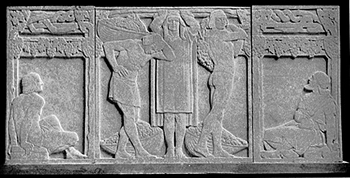 magazine image of the relief
