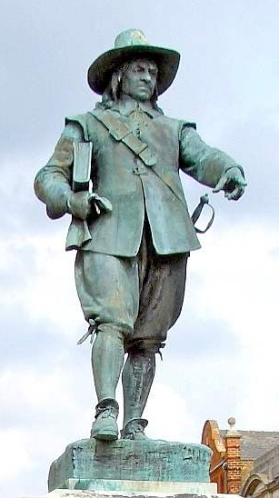 Statue of Cromwell in St Ives